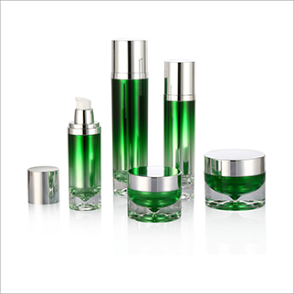 Green Cream Bottles, Airless Bottles and Lotion Bottle in the Shape of Water Droplets-Zhejiang Haitong Plastic Technology Co. , Ltd. 
